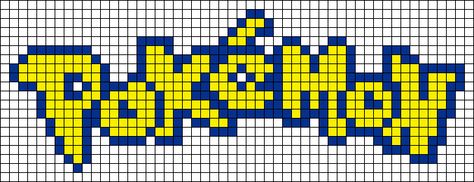 Pikachu Cross Stitch, Stitch Pokemon, Knitting Graphs, Pokemon Alpha, Pokemon Blanket, Pokemon Logo, Pokemon Cross Stitch Patterns, Crochet C2c Pattern, Pokemon Perler