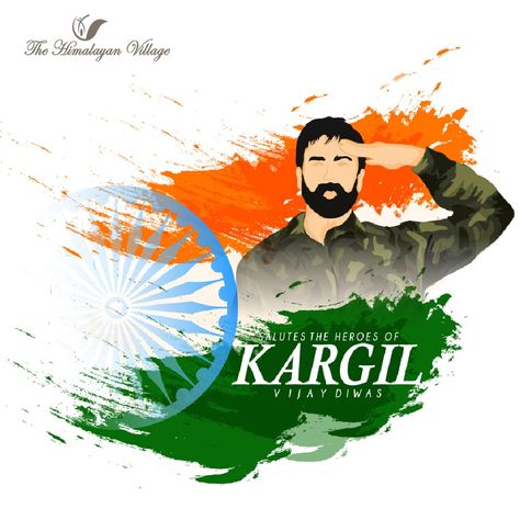 20th anniversary of kargil war A nostalgic moment of pride for indians, honoring our nation's heroes. Call us : +919805072712 , +919418175712 Visit https://www.thehimalayanvillage.in/ #TheHimalayanVillage #kargil #kargilwar #kargildiwas #indianarmy #kargilwarmemorial #kargilvijaydiwas #kargilheroes #kargilday #atributetoindianarmy #victory #vijaydiwas #jaihind #thanniversary Kargil Warriors Drawing, Kargil Vijay Divas, Vijay Diwas, Warrior Drawing, Army Images, Independence Day India, Poster Drawing, Canvas Painting Diy, Poster Ideas