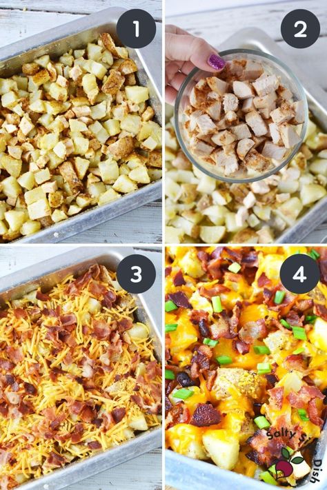 Dinners With Cubed Chicken, Recipes Using Cubed Chicken, Diced Chicken And Potatoes Recipes, Tyson Diced Chicken Recipes, Recipes For Diced Chicken, Leftover Diced Chicken Recipes, Rotisserie Chicken Potatoes, Frozen Diced Chicken Recipes, Shredded Chicken And Potatoes Recipes