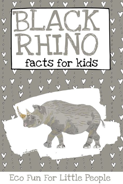 This is the place to learn all about the mighty black rhino, wow your friends with some fascinating facts, learn about what sets them apart, where black rhinos live, how they spend their day and what they eat. Read about what makes black rhinos so important and why their future is being threatened. #BlackRhino #EndangeredSpecies #EndangeredAnimals Rhino Facts, Black Rhino, Facts For Kids, Rhinos, Fascinating Facts, Endangered Animals, Amazing Facts, Food Themes, Endangered Species