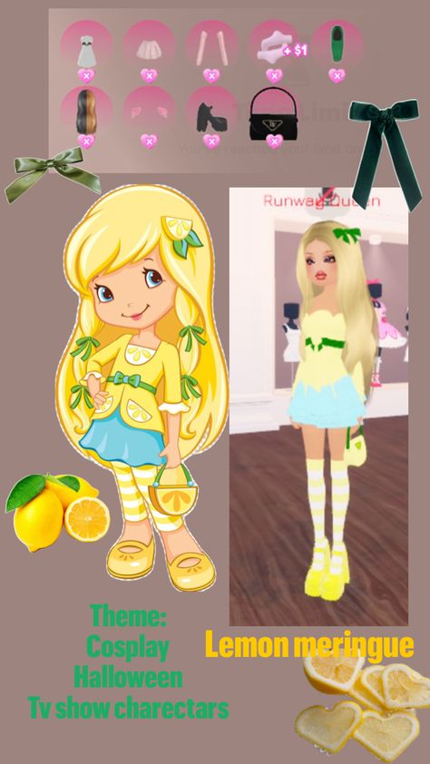 Roblox Roblox, Strawberry Shortcake, Yellow Dress, Dress To Impress, Hair Styles, Yellow