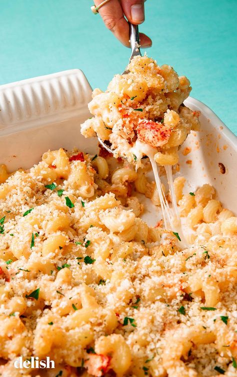 Lobster Mac N Cheese Recipe, Seafood Mac And Cheese, Lobster Mac, Lobster Mac And Cheese, Macaroni Recipes, Mac Cheese Recipes, Lobster Recipes, Seafood Dinner, Chick Fil A