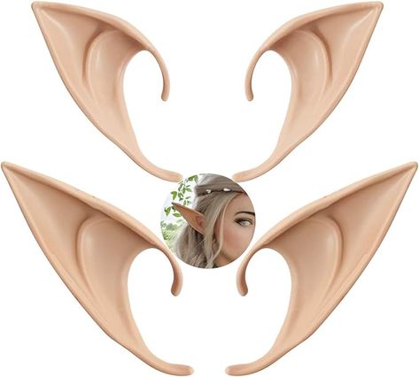 Amazon.com: yuntop 2 Pair Cosplay Fairy Pixie Elf Ears Christmas Anime Party Latex Ears Nature Color : Clothing, Shoes & Jewelry Anime Party Dress, Pixie Ears, Cosplay Fairy, Costume Masquerade, Christmas Anime, Latex Cosplay, Fairy Ears, Anime Party, Up Costume