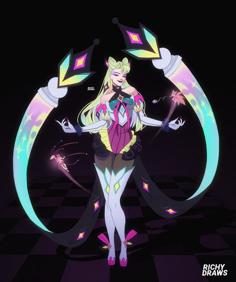 Star Nemesis, Star Guardian Skins, Evelynn League Of Legends, Champions League Of Legends, Star Guardian, League Of Legends Game, Lol League Of Legends, A Concept, Character Design References