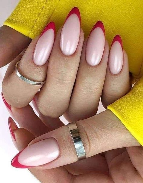 Kutek Disney, Nail Tip Designs, Nagellack Trends, Classic Nails, Almond Nails Designs, Christmas Nails Acrylic, Oval Nails, Classy Nails, Chic Nails