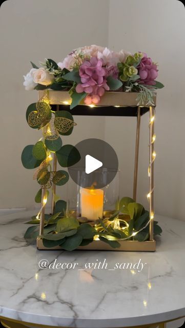 15 Centerpieces Ideas, Diy Centerpieces For Party, Centerpieces For Quinceanera, Simple Centerpieces Diy, Centerpiece Diy, Centerpiece Craft, Dinner Decor, Simple Centerpieces, Purple Party