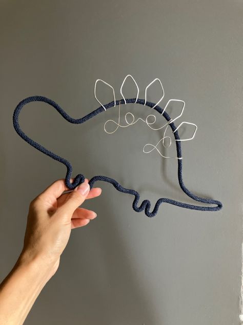 Dino decor Dinosaur For Kids, Dino Decor, Wire Words, Name Paintings, Cute Dino, Baby Dino, Dinosaur Kids, Reading Corner, Nursery Decor