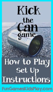 Pioneer Games, Kick The Can, Pioneer Activities, Can Game, Gym Games For Kids, Group Games For Kids, Church Games, Games To Play With Kids, Outside Games