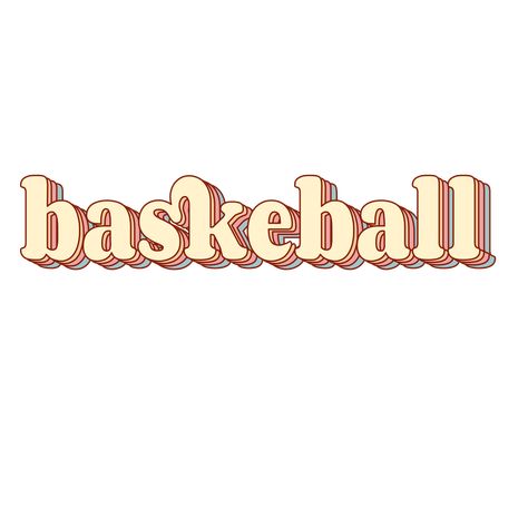 https://www.redbubble.com/i/sticker/Basketball-Word-Art-by-Arexus/53776151.EJUG5 Basketball Icon Aesthetic, Basketball Words, Basketball Aesthetics, Basketball Vibes, Basketball Stickers, Basketball Aesthetic, Basketball Wallpapers, Female Body Art, Positivity Stickers