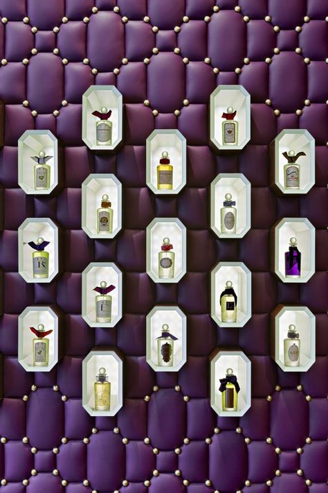 Penhaligon Shop on regent street by Christopher Jenner Jewelry Store Design, Steven Holl, Perfume Display, Regent Street, Jewellery Showroom, Retail Windows, Best Office, Perfume Store, Cosmetic Display