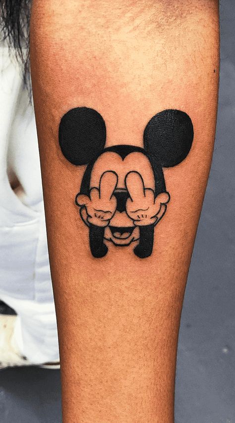 Micky Mouse Tattoo Design Images (Micky Mouse Ink Design Ideas) Mickey Mouse Tattoo Design, Mouse Tattoo Design, Mickey Tattoo, Mouse Tattoo, Miki Mouse, Mickey Mouse Tattoo, Simple Tattoos For Guys, Tattoo Maker, Mouse Tattoos