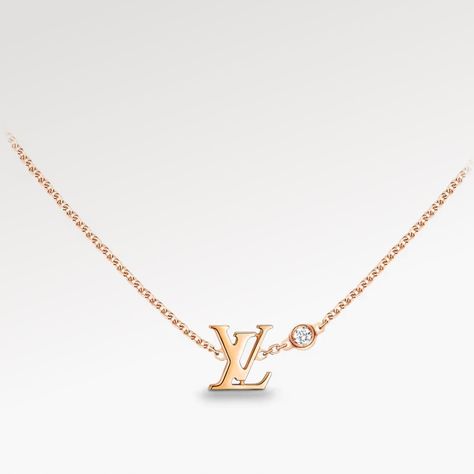 Louis Vuitton Idylle Blossom Lv Pendant & Diamond Brand New Never Worn Pink Gold One Diamond Longest Length 18 Shortest Length 16 ****Retails For $2,490**** Money Room, Lv Necklace, Lv Jewelry, Loui Vuitton, Expensive Stuff, Louis Vuitton Necklace, Lux Fashion, Vvs Diamond, Pearl And Diamond Necklace