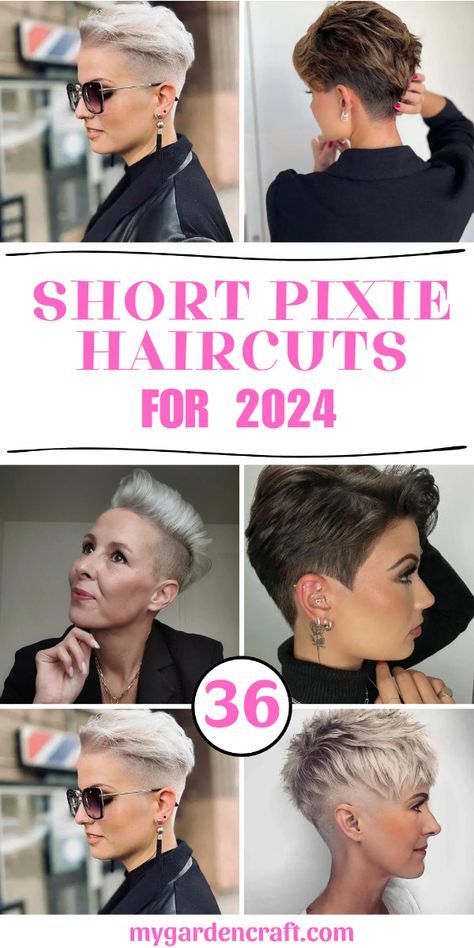 #BEAUTY, #RELATIONSHIPS #Fashion #Animals #Outfits #Winter Outfits #Animals Ladies Fade Haircut, Super Short Thick Hair, Extreme Short Haircut Women, Short Hair Cuts For Thick Hair 2024, Extremely Short Hairstyles For Women, Funky Pixie Cut 2024, Short Edgy Pixie Cuts Shaved Sides, Funky Pixie Cut Fine Hair, Undercuts For Women Short Haircuts