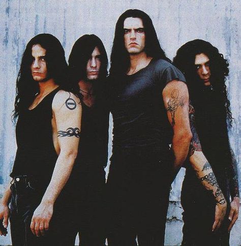 Type O Negative (Kenny Hickey, Johnny Kelly, Peter Steele & Josh Silver) Type O Negative Band, World Goth Day, Rock N Roll Tattoo, Negative Tattoo, Type 0 Negative, Goth Bands, Peter Steele, Type O Negative, O Love