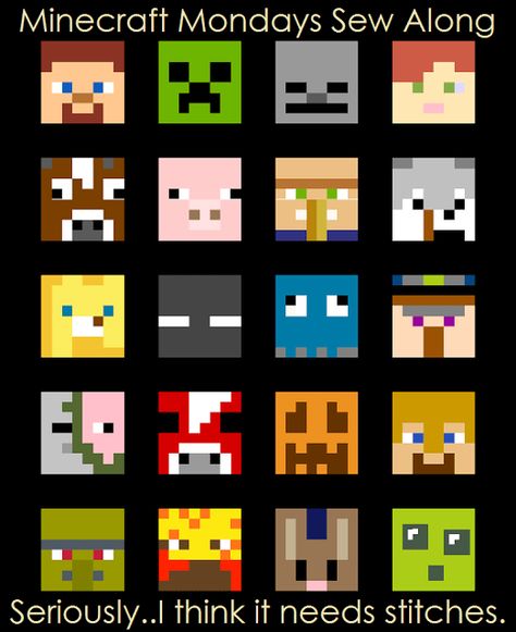 Free Minecraft Quilt Pattern                                                                                                                                                                                 More Minecraft Sewing, Minecraft Quilts, Minecraft Patterns, Pixel Quilts, Noah Crafts, Minecraft Quilt, Minecraft Pattern, Minecraft Printables, Minecraft Blocks