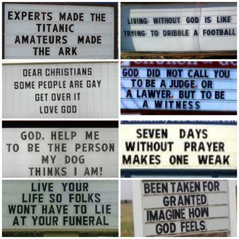 Funny Bible Verses, Street Preaching, Funny Bible, Jesus Jokes, Church Sign Sayings, Funny Church Signs, Friday Funnies, Church Memes, Sign Sayings