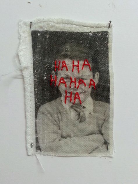 hahaha | von Stitch Therapy Emma Parker, The Things, Red, Art