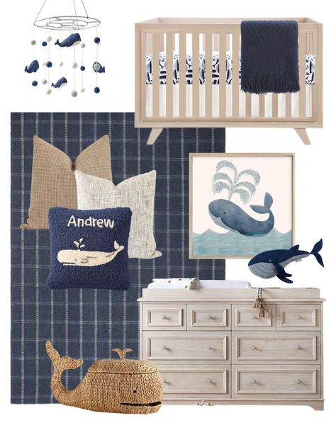 Navy Blue Nursery Boy, Nursery Mood Board, Navy Nursery Boy, Navy Blue Nursery, Nautical Nursery Boy, Baby Boy Crib, Blue Nursery Boy, Nursery Baby Boy, Blue Crib