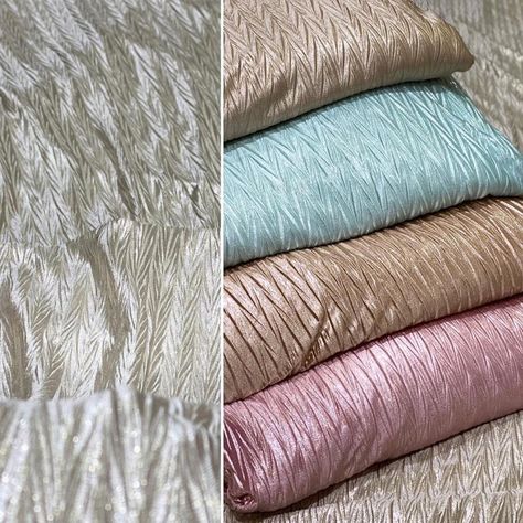 FABRIC Forever on Instagram: “Crushed imported lykra fabrics ₹450/- per meter 56” For dresses, sarees, gowns, lehenga , etc” Crushed Fabric Lehenga, Crushed Fabric Dress, Crush Fabric Dress, Crush Fabric, Fabric Forever, Dress Fabric, Indian Fashion, Lehenga, Kitchens