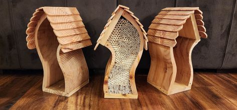 Bee Hotels, Bee Hotels Diy, Mason Bee House Diy, Native Bee House, Mason Bee House, Bee Houses, Bee House, Mason Bees, Bee Hotel