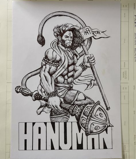 Hanuman Drawing - Yahoo Image Search Results Cool Pencil Drawings, Hanuman Drawing, Pencil Drawing Images, Easy Mandala Drawing, Naruto Sketch Drawing, Pencil Sketch Images, Easy Love Drawings, Best Anime Drawings, Anime Drawing Books