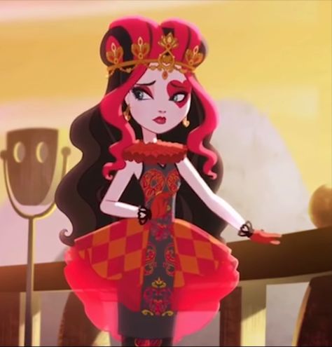 Lizzie Hearts Ever After High, Queen Of Hearts Ever After High, Lizzie Hearts Costume, Ever After High Halloween Costumes, Lizzie Hearts Fanart, Lizzie Hearts Outfit, Queen Of Hearts Alice In Wonderland, Ever After High Costumes, Lizzie Hearts Aesthetic