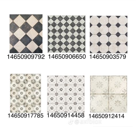 Wall Decor Codes Bloxburg, Decals Roblox Codes, Floor Codes Bloxburg, Window Codes Bloxburg, Bloxburg Fence Decal Codes, Blockburg Decals, Vintage Bloxburg House, Bloxburg Tile Decals, Wall Decals Bloxburg