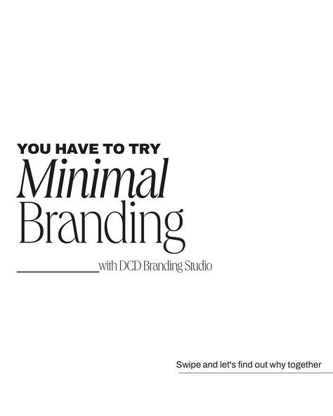 ☝🏻I firmly believe that less is more, and this MINIMAL BRANDING approach can completely transform the way we perceive and experience a brand. Four benefits of having a minimalist brand: 🪩 Added Elegance and Sophistication: Minimalist design conveys a sense of luxury and exclusivity, thanks to its cleanliness. 🪩 Timelessness: Minimalist brands tend to be timeless, meaning they’re not affected by trends. 🪩 A Focus on Quality: By simplifying the design and eliminating unnecessary elements, b... Minimalist Luxury Branding, Minimalist Brands, Minimalist Brand, Minimal Branding, Less Is More, No Way, Focus On, Luxury Branding, Minimalist Design