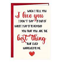 Check this out! Romantic Valentine Card, Hot Love Quotes, Men Friends, Love My Husband Quotes, Romantic Cards, Card Anniversary, Wedding Party Supplies, Valentines Day Card, Elegant Cards