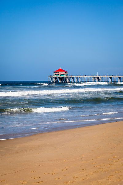 Huntington Beach California Photography, California Pictures, Huntington Beach Pier, California Beaches, Southern California Beaches, Huntington Beach California, Beach Pier, Vertical Wall Art, Photography Artist