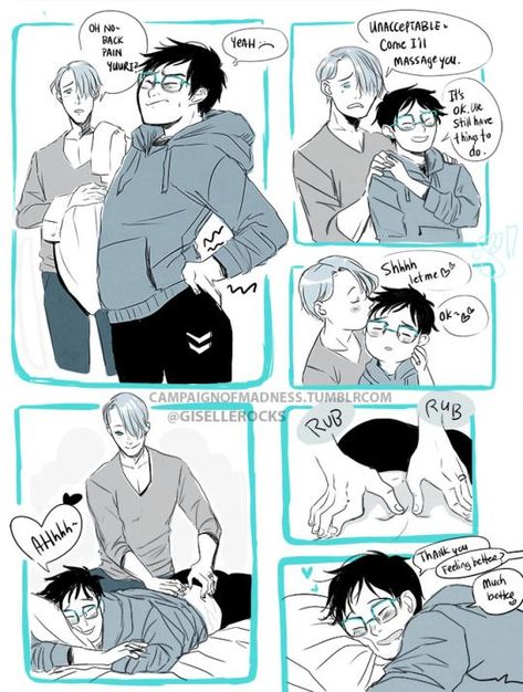 Ice Pictures, Book Anime, Yuri On Ice Comic, Anime Bebe, Yuuri Katsuki, Victor Nikiforov, Yuri Katsuki, Yuri On Ice, Gay Art