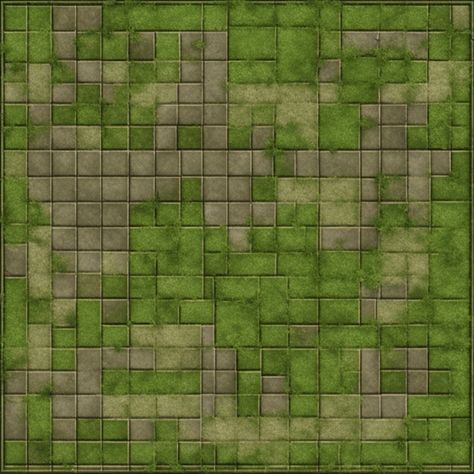 Mossy Stone Floor Tile Prop Texture for VTT, Digital Tabletop, Level Design like DnD (Dungeon and Dragons) Battlemaps etc. #VTT #Tabletop #DND #Battlemap #Design #Leveldesign #Prop #Tile #Texture #Stone #Floor #Panel #Path #modern #Asset #Assets Mossy Stone, Dnd Dungeon, Forest Games, Texture Stone, Dungeon And Dragons, Minecraft Farm, Stone Floor, Map Maker, Tile Texture