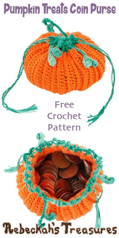 Crochet Pumpkin Purse Pattern Free, Pumpkin Bag Crochet Pattern Free, Pumpkin Purse Diy, Crochet Pumpkin Purse Pattern, Pumpkin Bag Crochet, Halloween Crochet Bag, Crochet Coin Purse Free Pattern, Crochet Pumpkin Bag, Halloween Purses