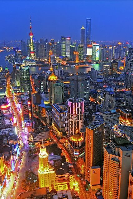 There's a reason why Shanghai is one of the most beautiful cities in the world! Visit China, Fotografi Kota, Tall Buildings, City At Night, Helicopter Ride, Louvre Paris, Shanghai China, China Travel, Macau