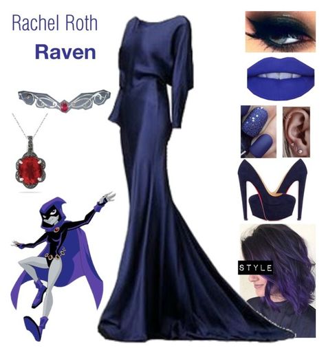 Superhero Inspired Outfits, Cosplay Raven, Raven Outfits, Raven Cosplay, Robin And Raven, Daughter Of Hades, Rachel Roth, Casual Cosplay, Prom Dresses For Teens