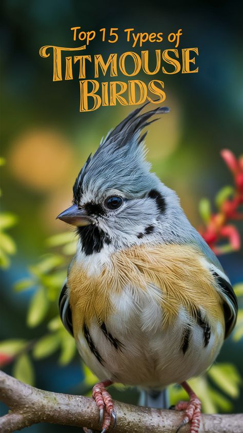 Discover the interesting facts and trivia about Titmouse birds that will make you appreciate them even more! 🤓🐤 #BirdTrivia #FunFacts Titmouse Bird, Bunting Bird, Migratory Birds, Bird Care, Colorful Parrots, Colorful Bird, Unique Features, Small Birds, Bird Species