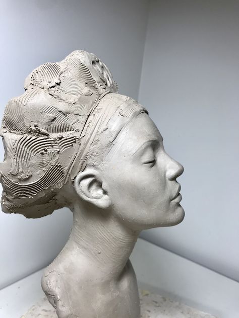 Abstract Head Sculpture, Ceramic Face Mask, Ceramic Bust Sculpture, Modern Sculpture Artworks, Ceramic Profile, Ceramic Bust, Ceramic Sculpture Figurative, Sculpture Head, Sculpture Techniques