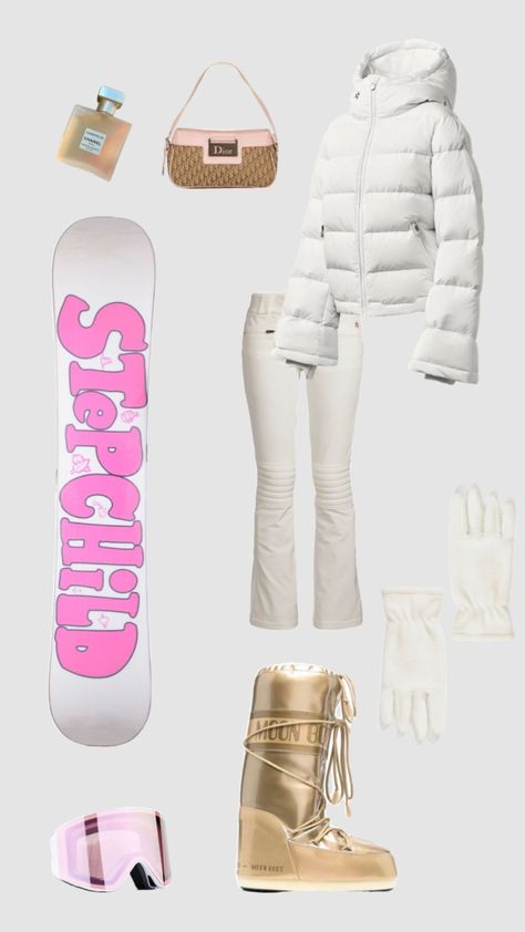 #snowboard #white #pink #dior Pink Snowboard, Pink Dior, Snowboarding Gear, Snowboarding, Connect With People, Your Aesthetic, Creative Energy, Polyvore Image, Dior