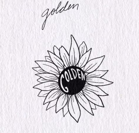 Harry Styles Inspired Tattoos, Golden Tattoo, Harry Tattoos, Matching Friend Tattoos, Harry Styles Drawing, Harry Styles Tattoos, Harry Styles Poster, Small Meaningful Tattoos, Temp Tattoo