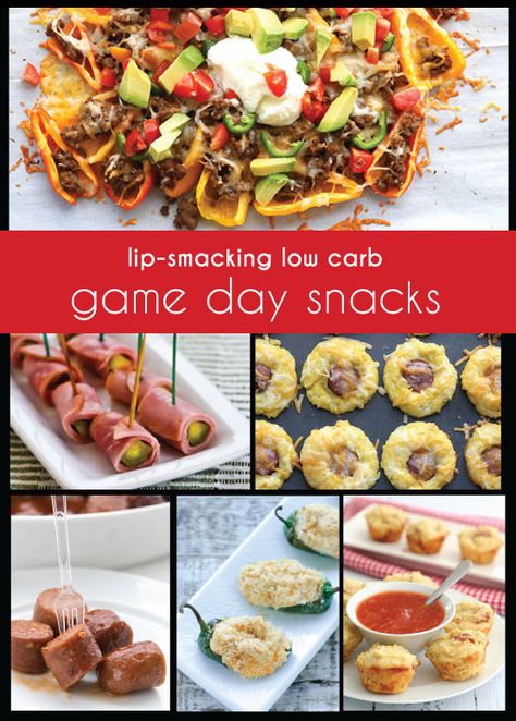 All the best low carb and keto football food, right here! 40 mouthwatering appetizers that won't weigh you down. Party Food Football, Super Bowl Snack Recipes, Football Friends, Keto Snacks Easy, Easter Food Appetizers, Healthy Superbowl Snacks, Atkins Recipes, Low Carb Appetizers, Superbowl Snacks