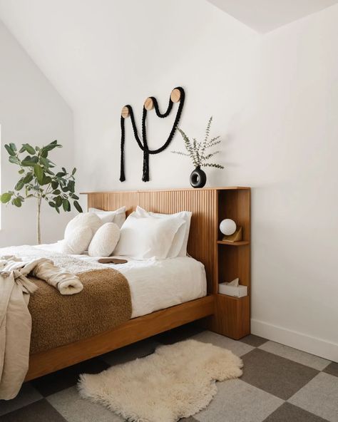 Mid Century Bedframe, Mid Century Headboard, Mid Century Bed, Cama Queen Size, Mid Century Modern Bed, Contemporary Mid Century Modern, Modern Headboard, Modern Bed Frame, Storage Headboard