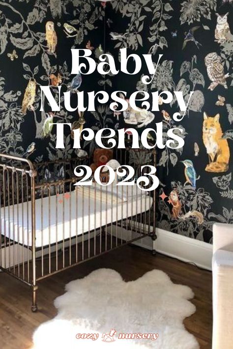 Fox Baby Room, 2023 Nursery, Deer Themed Nursery, Bunny Nursery Theme, Bear Nursery Theme, Forest Baby Nursery, Forest Nursery Theme, Trends In 2023, Nursery Trends