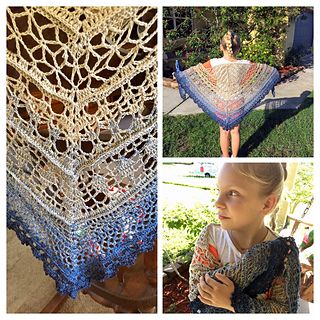 A shortened version of the Edlothian Shawl, pattern available on Ravelry Crochet Wraps, Crochet Wrap, Shawl Pattern, Ravelry, The Row, Free Pattern, Shawl, Yarn, Crochet