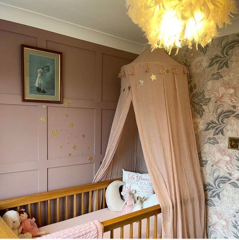 Jabadabado - Bed Canopy - Dusty Pink – Mabel & Fox Princess On The Pea, Cosy Reading Corner, Nursery Canopy, Kids Canopy, Baby Canopy, Crib Canopy, Junior Bed, Cot Sheets, Bed Canopy