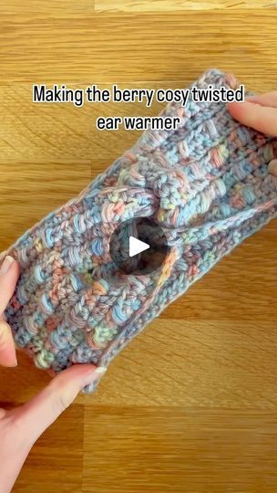 641K views · 9K reactions | Making the berry cosy twisted ear warmer with my hand dyed yarn 🧶   This is a quick and easy pattern that will make your ears nice and toasty warm for the autumn/winter months!  The pattern is available as a PDF and as a YouTube tutorial via the links in my bio!  Comment “Berry” and I’ll send you the links!  #crochet #freecrochetpattern #freecrochetpattern #easycrafts #easycrochet #yarn #yarnlove #twistedearwarmer #handdyedyarn #handmade #crocheting #crochetideas | Catherine Neil Crochet Ear Warmer Tutorial, Twisted Ear Warmer Crochet, Ear Warmer Crochet Pattern Free, Crochet Earwarmers, Earwarmer Knitting Patterns, Twisted Ear Warmer, Beginner Knit Scarf, Crocheting Projects, Crochet Ear Warmer