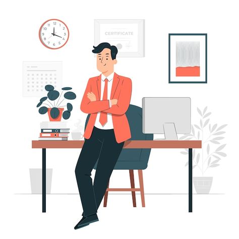 Free vector boss man concept illustratio... | Free Vector #Freepik #freevector #chairman #boss #owner #ceo Technology Roadmap, Concept Illustration, Boss Man, Corporate Business, Photography Portfolio, Design Development, Vector Photo, Website Development, Graphic Resources