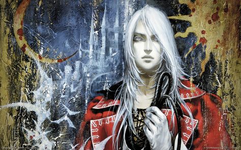 Ayami Kojima, Alucard Castlevania, Castlevania Wallpaper, Art Vampire, Castlevania Anime, Whatsapp Wallpapers Hd, Vampire Art, Gothic Anime, Comics Art