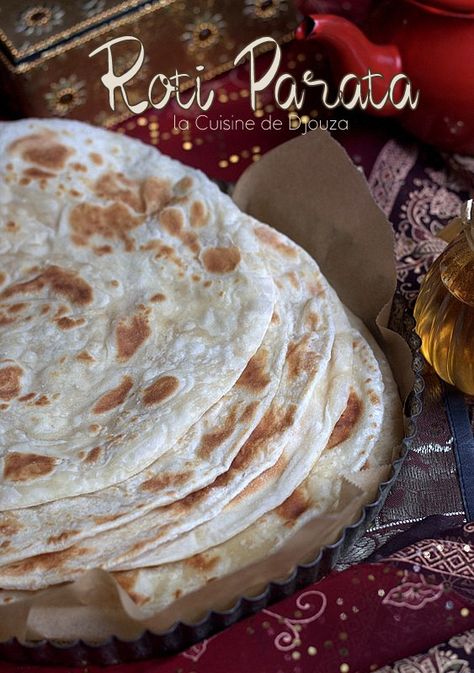 Galette roti prata mauricienne | Cuisinez avec Djouza Little Bunny Foo Foo, Beignets, Tortillas, Savoury Food, Indian Food Recipes, Food And Drink, Amigurumi, Yummy Food, Ethnic Recipes