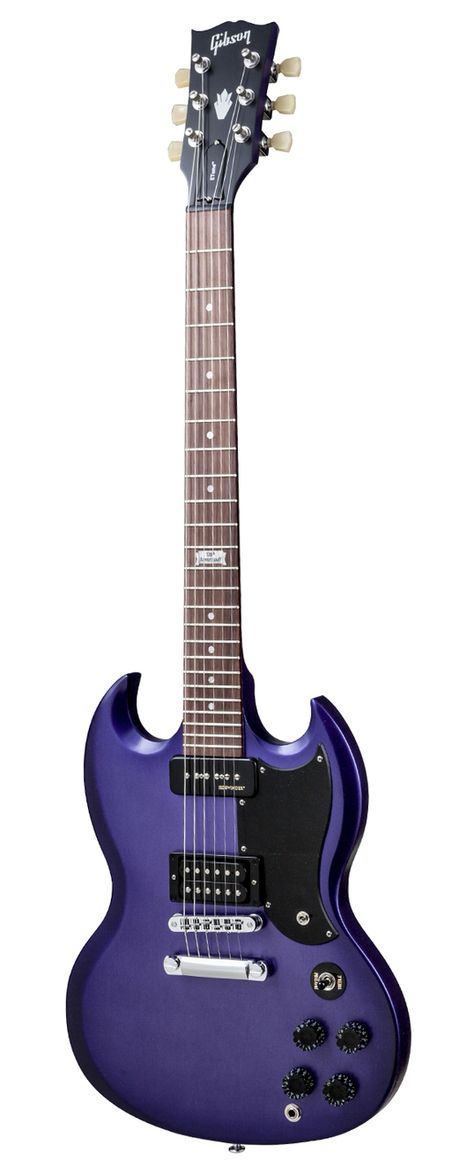 Gibson SG Electro Guitar, Purple Guitar, Sg Guitar, Gibson Sg Standard, Cool Electric Guitars, Gibson Sg, Stringed Instruments, Gibson Guitars, Guitar Stuff