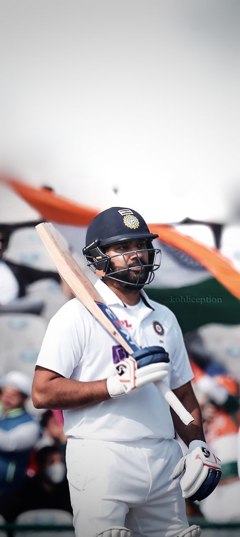 Rohit Sharma With Indian Flag, Rohit Sharma Test Cricket, Rohit Sharma Test, Cricket Photo, Rohit Sharma Wallpaper, Mumbai Indians Ipl, Kohli Wallpapers, Virat Kohli Wallpapers, Nothing Matters